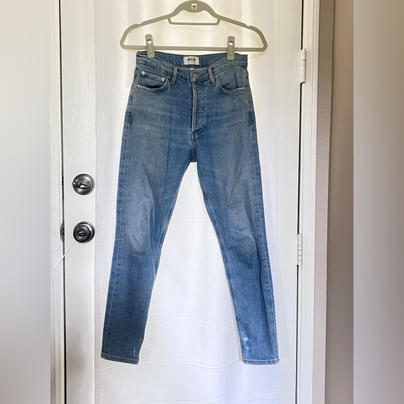 AGOLDE Nico High Rise Slim Fit in Embark - Picture 4 of 5